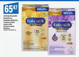 Maxi RECHARGE DE POUDRE NEUROPRO OU GENTLEASE ENFAMIL A+ | POWDER REFILLS, 862/890 G offer