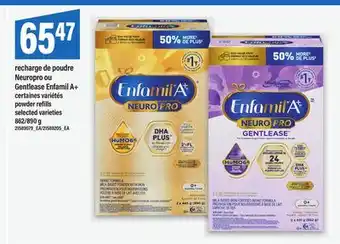 Maxi RECHARGE DE POUDRE NEUROPRO OU GENTLEASE ENFAMIL A+ | POWDER REFILLS, 862/890 G offer