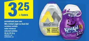 Maxi AROMATISANT POUR EAU MIO, CRISTAL LÉGER OU KOOL-AID | WATER ENHANCER, 48 ML/24-56 G offer