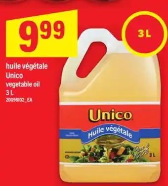 Maxi HUILE VÉGÉTALE UNICO | VEGETABLE OIL, 3 L offer