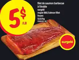 Maxi FILET DE SAUMON BARBECUE À L'ÉRABLE | MAPLE BBQ SALMON FILLET offer