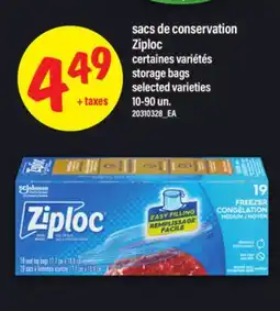 Maxi sacs de conservation Ziploc | storage bags, 10-90 un offer