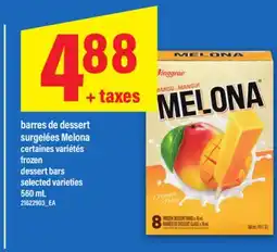 Maxi BARRES DE DESSERT SURGELÉES MELONA | DESSERT BARS, 560 ML offer