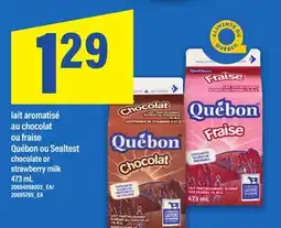Maxi LAIT AROMATISÉ AU CHOCOLAT OU FRAISE QUÉBON OU SEALTEST | CHOCOLATE OR STRAWBERRY MILK, 473 ML offer