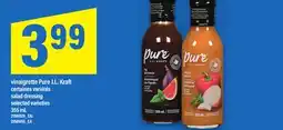 Maxi VINAIGRETTE PURE J.L. KRAFT | SALAD DRESSING, 355 ML offer