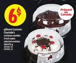 Maxi GÂTEAUX 6 POUCES CHARLOTTE'S | 6 INCH CAKES, 400/475 G offer