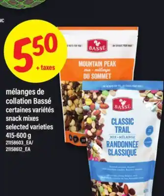 Maxi MÉLANGES DE COLLATION BASSÉ | SNACK MIXES, 415-600 G offer