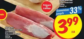 Maxi FILET DE PORC offer