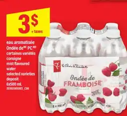 Maxi EAU AROMATISÉE ONDÉE DE PC MIST FLAVOURED WATERWATER, 6X500 ML offer