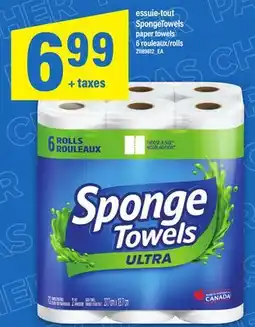 Maxi ESSUIE-TOUT SPONGETOWELS | PAPER TOWELS, 6 ROULEAUX/ROLLS offer