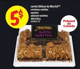 Maxi CARRÉS DÉLICES DU MARCHÉ | SQUARES, 400/450 G offer