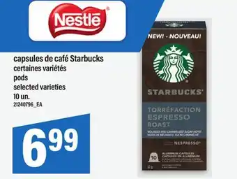 Maxi CAPSULES DE CAFÉ STARBUCKS | PODS, 10 UN offer