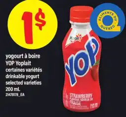 Maxi YOGOURT À BOIRE YOP YOPLAIT, 200 ML offer