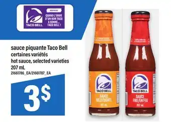 Maxi SAUCE PIQUANTE TACO BELL | HOT SAUCE, 207 ML offer