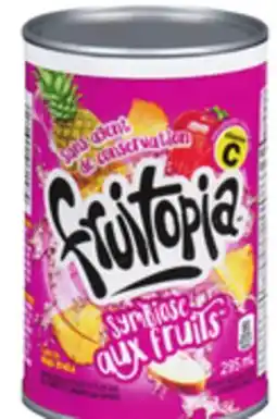 Giant Tiger Fruitopia frozen drink offer