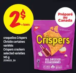 Maxi CRAQUELINS CRISPERS CHRISTIE | CRISPERS CRACKERS, 145G offer