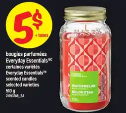 Maxi BOUGIES PARFUMÉES EVERYDAY ESSENTIALS | EVERYDAY ESSENTIALS SCENTED CANDLES, 510 G offer