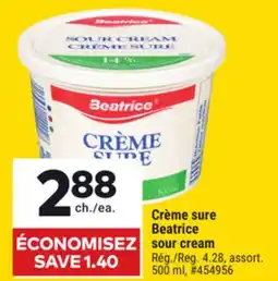 Giant Tiger Beatrice sour cream offer