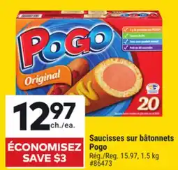 Giant Tiger Saucisses sur bâtonnets Pogo offer
