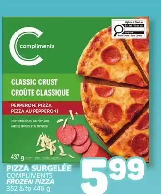 Marché Bonichoix COMPLIMENTS FROZEN PIZZA offer