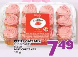 Marché Bonichoix TOP DESSERT Fraises MINI CUPCAKES offer