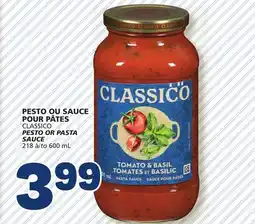 Marché Bonichoix CLASSICO PESTO OR PASTA SAUCE offer
