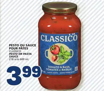 Marché Bonichoix CLASSICO PESTO OR PASTA SAUCE offer