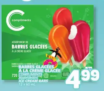 Marché Bonichoix COMPLIMENTS ICE CREAM BARS offer