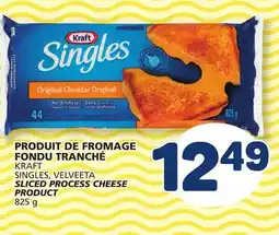Marché Bonichoix KRAFT SINGLES, VELVEETA SLICED PROCESS CHEESE PRODUCT offer