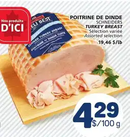 Marché Bonichoix SCHNEIDERS TURKEY BREAST offer