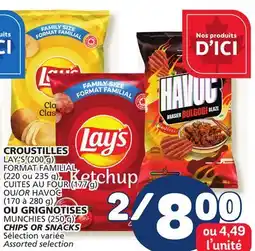 Marché Bonichoix Lay's, HAVOC CHIPS OR SNACKS offer