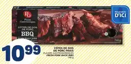 Marché Bonichoix PLAISIRS GASTRONOMIQUES FRESH PORK BACK RIBS offer