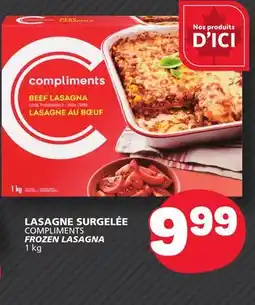 Marché Bonichoix COMPLIMENTS FROZEN LASAGNA offer