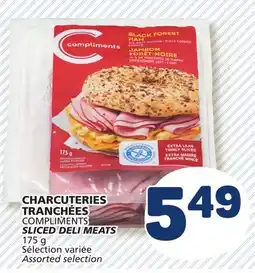 Marché Bonichoix COMPLIMENTS SLICED DELI MEATS offer