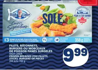 Marché Bonichoix HIGH LINER FROZEN BREADED FISH FILLETS, STICKS, BURGERS OR PIECES offer