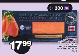 Marches Tradition VASCO & CO FROZEN SMOKED FROZEN SMOKED ATLANTIC SALMON offer