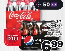 Marches Tradition PEPSI (8 x 355 mL) OR COCA-COLA (8 x 300 mL) offer
