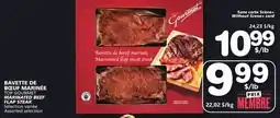 Marches Tradition TOP GOURMET MARINATED BEEF FLAP STEAK offer