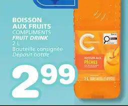 Marches Tradition COMPLIMENTS FRUIT DRINK offer