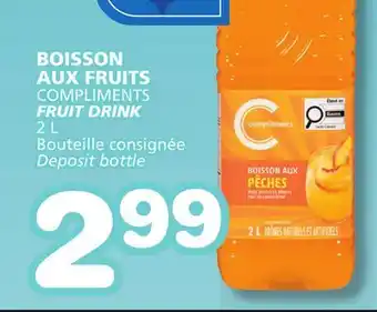 Marches Tradition COMPLIMENTS FRUIT DRINK offer
