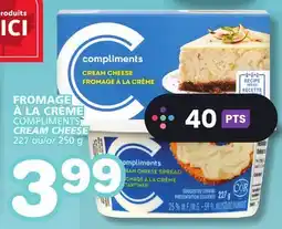 Marches Tradition COMPLIMENTS CREAM CHEESE offer