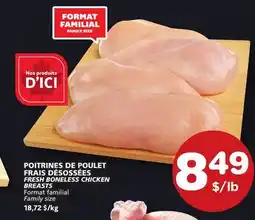 Marches Tradition POITRINES DE POULET FRAIS DÉSOSSÉES FRESH BONELESS CHICKEN BREASTS offer