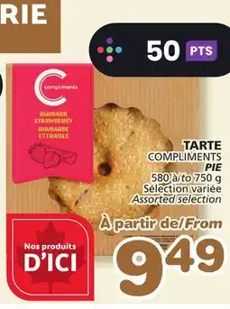 Marches Tradition COMPLIMENTS PIE offer