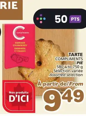 Marches Tradition COMPLIMENTS PIE offer
