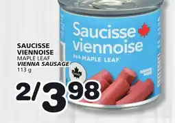 Marches Tradition MAPLE LEAF VIENNA SAUSAGE offer