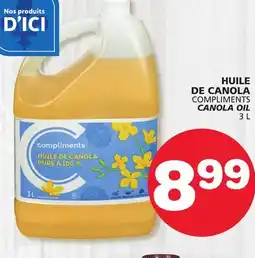 Marches Tradition COMPLIMENTS CANOLA OIL offer