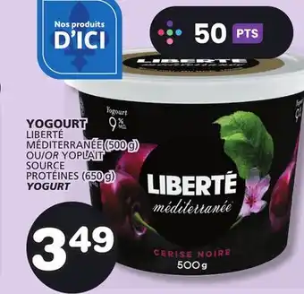 Marches Tradition LIBERTÉ MÉDITERRANÉE (500 g) OR YOPLAIT SOURCE YOGURT offer