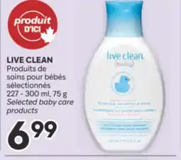 Brunet LIVE CLEAN Produits de soins pour bébés offer