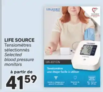 Brunet LIFE SOURCE Tensiomètres sélectionnés offer