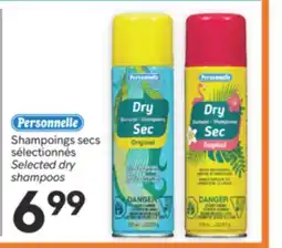Brunet Personnelle Shampoings secs sélectionnés offer